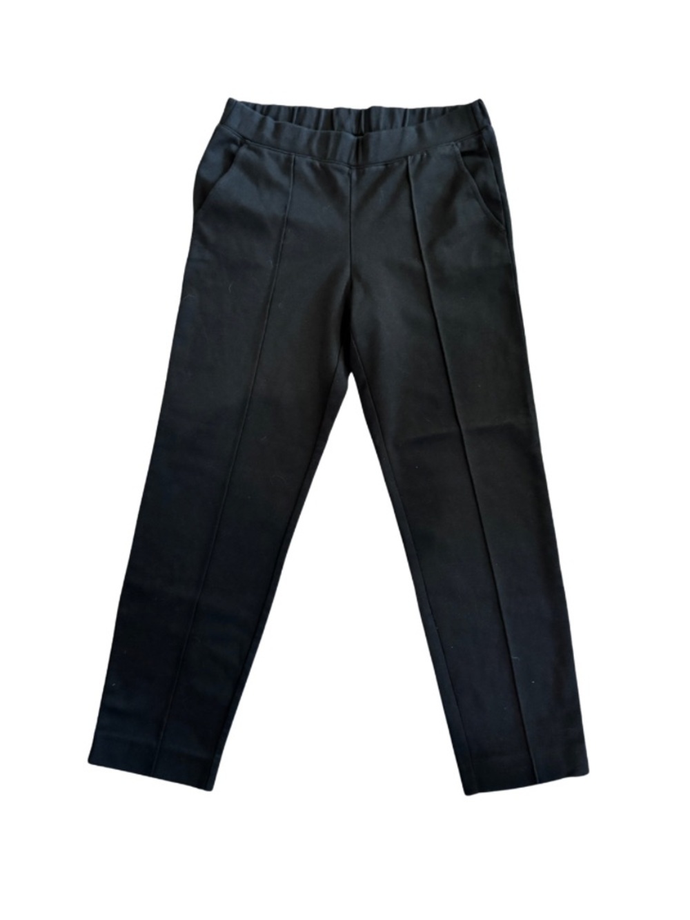 🖤 J.Crew Black Pull-On Pants ✨ | Stretch Jersey Pintuck Size S